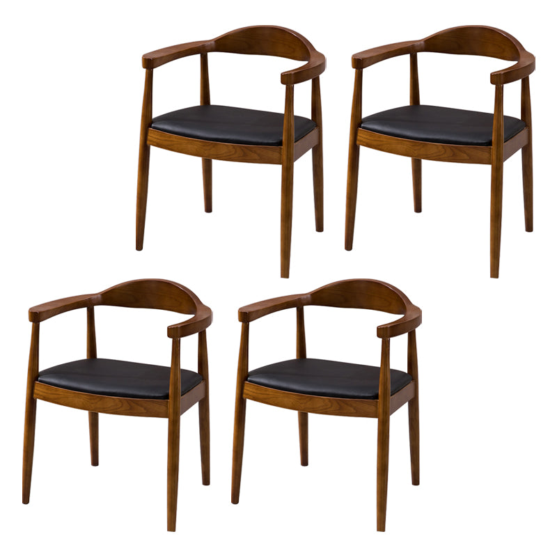Traditional Style Solid Wood Chairs Kitchen Dining Open Back Side Chair