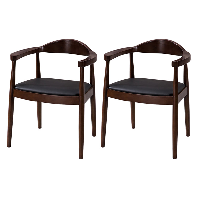 Traditional Style Solid Wood Chairs Kitchen Dining Open Back Side Chair