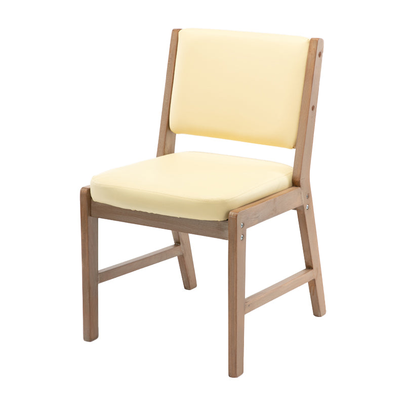 Nordic Style Upholstered Side Chairs Open Back Dining Side Chairs for Kitchen
