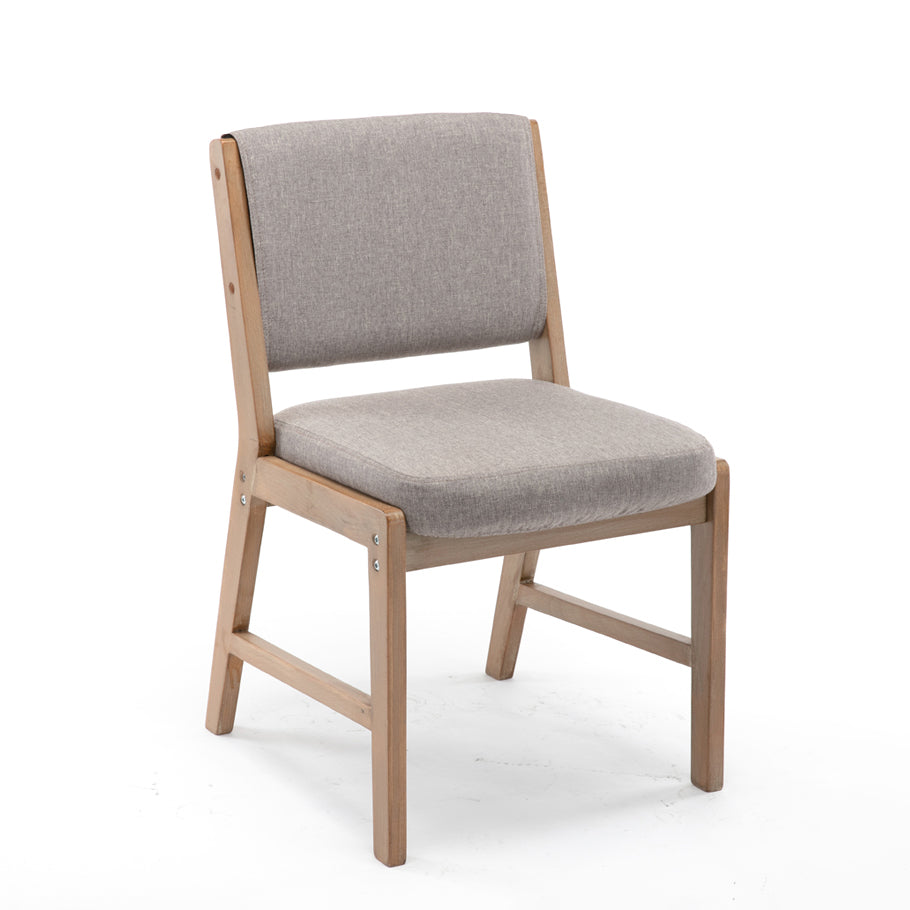 Nordic Style Upholstered Side Chairs Open Back Dining Side Chairs for Kitchen