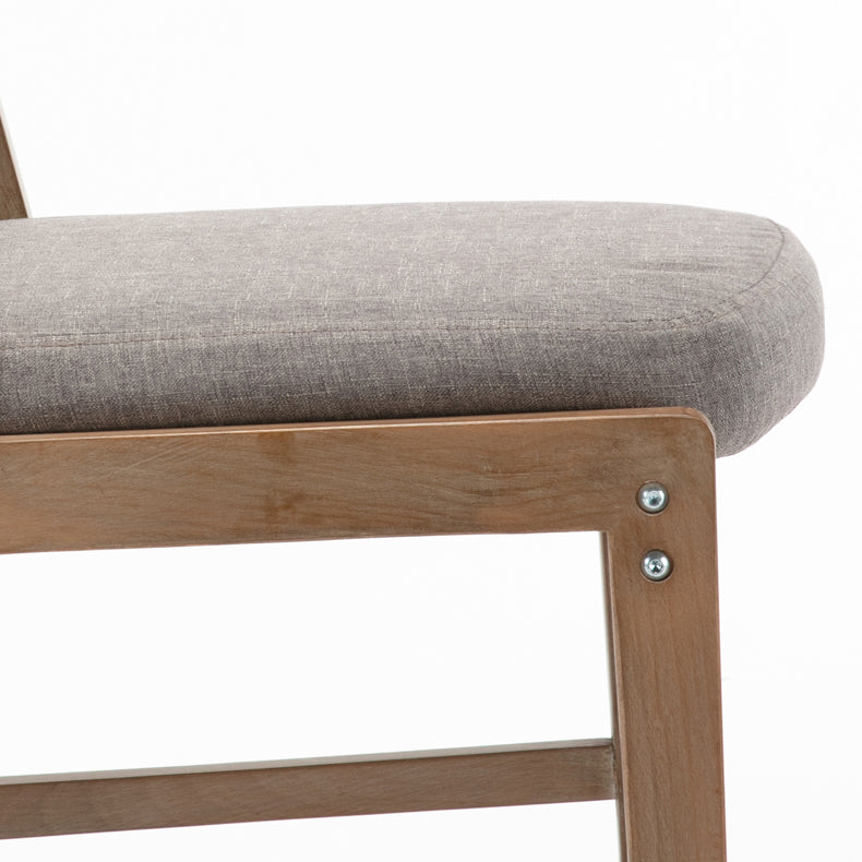 Nordic Style Upholstered Side Chairs Open Back Dining Side Chairs for Kitchen