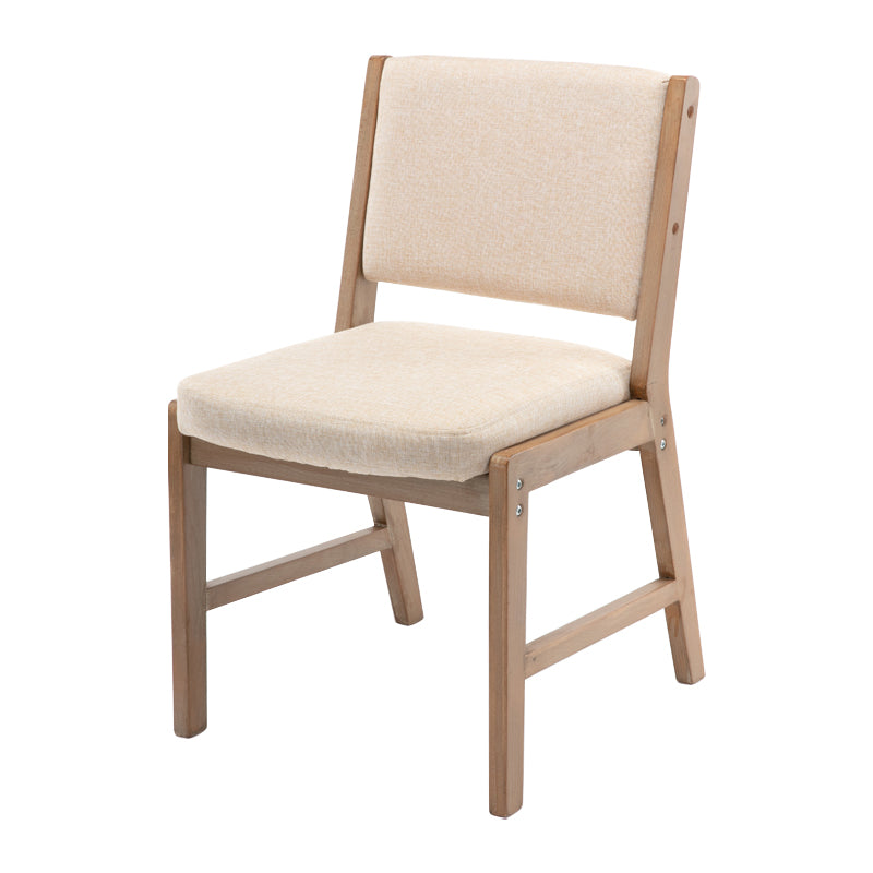 Nordic Style Upholstered Side Chairs Open Back Dining Side Chairs for Kitchen