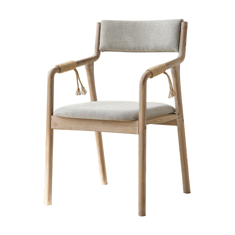 Ensemble de chaises en bois de style traditionnel, bras arrière ouvert, chaises de cuisine et de salle à manger