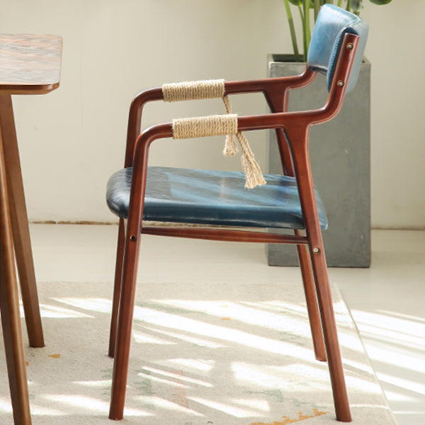 Ensemble de chaises en bois de style traditionnel, bras arrière ouvert, chaises de cuisine et de salle à manger