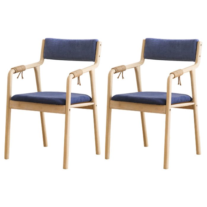 Ensemble de chaises en bois de style traditionnel, bras arrière ouvert, chaises de cuisine et de salle à manger