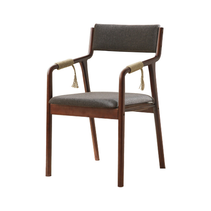 Ensemble de chaises en bois de style traditionnel, bras arrière ouvert, chaises de cuisine et de salle à manger