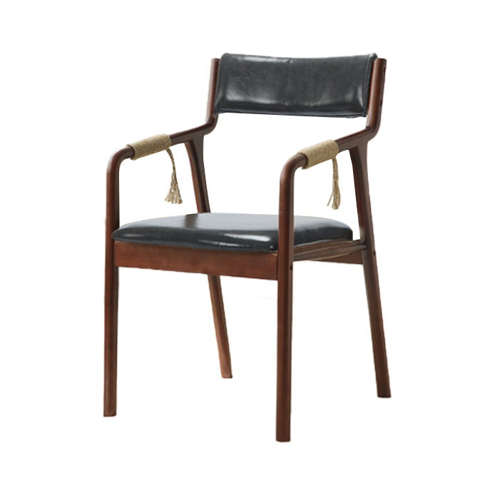 Ensemble de chaises en bois de style traditionnel, bras arrière ouvert, chaises de cuisine et de salle à manger