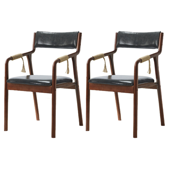 Ensemble de chaises en bois de style traditionnel, bras arrière ouvert, chaises de cuisine et de salle à manger