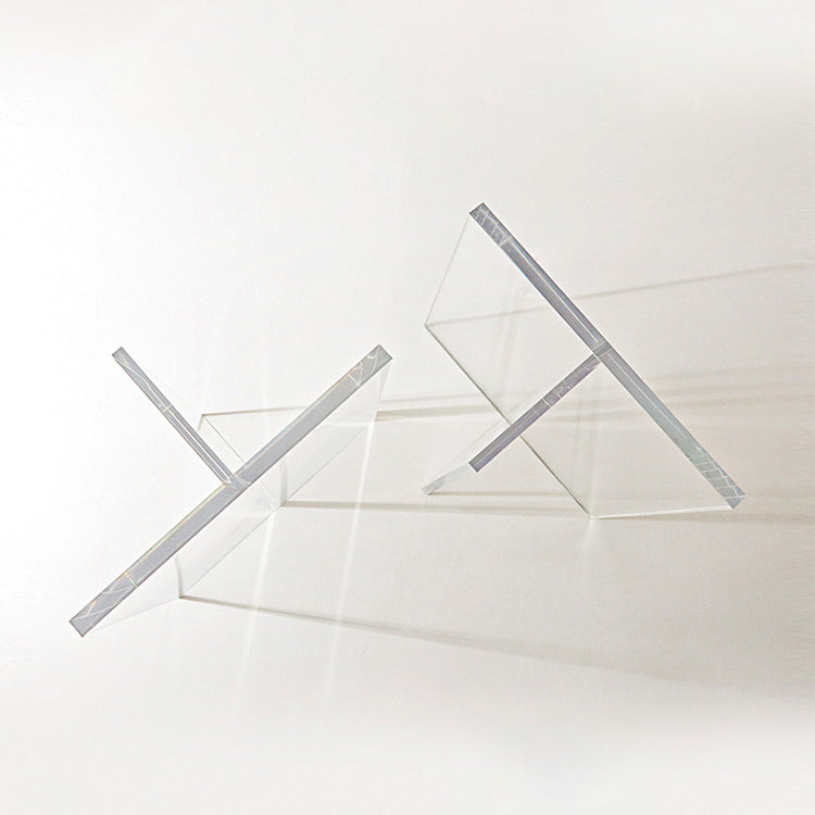 Mesa de comedor rectangular de vidrio mesa de vidrio transparente para comedor y cocina