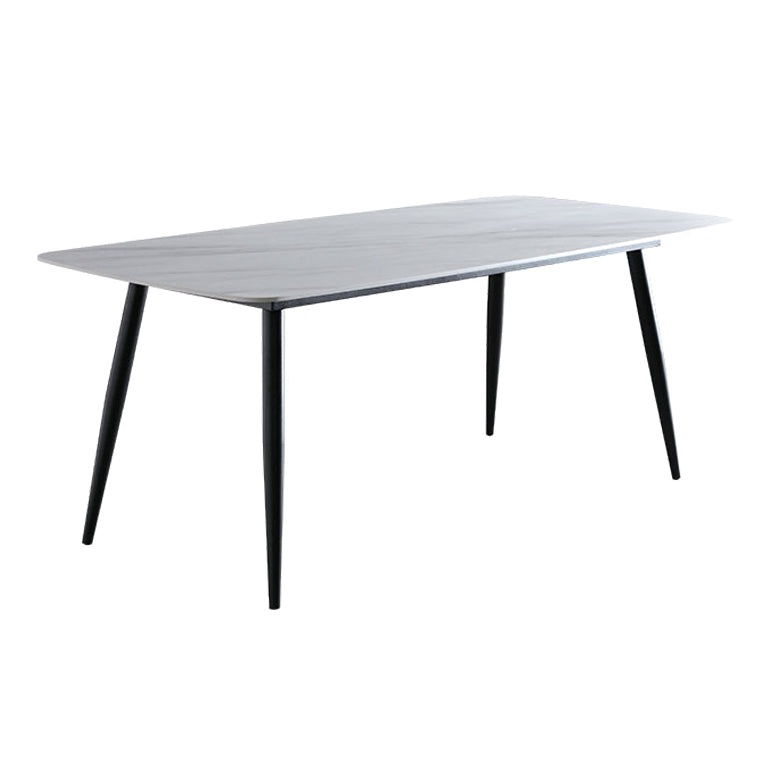 Hedendaagse gesinterde stenen top standaard eettafel rechthoek eettafel voor keuken