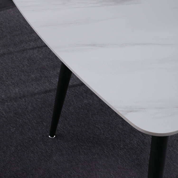 Hedendaagse gesinterde stenen top standaard eettafel rechthoek eettafel voor keuken