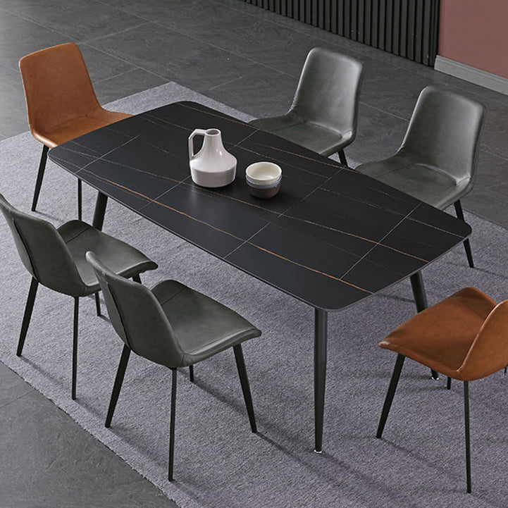 Hedendaagse gesinterde stenen top standaard eettafel rechthoek eettafel voor keuken