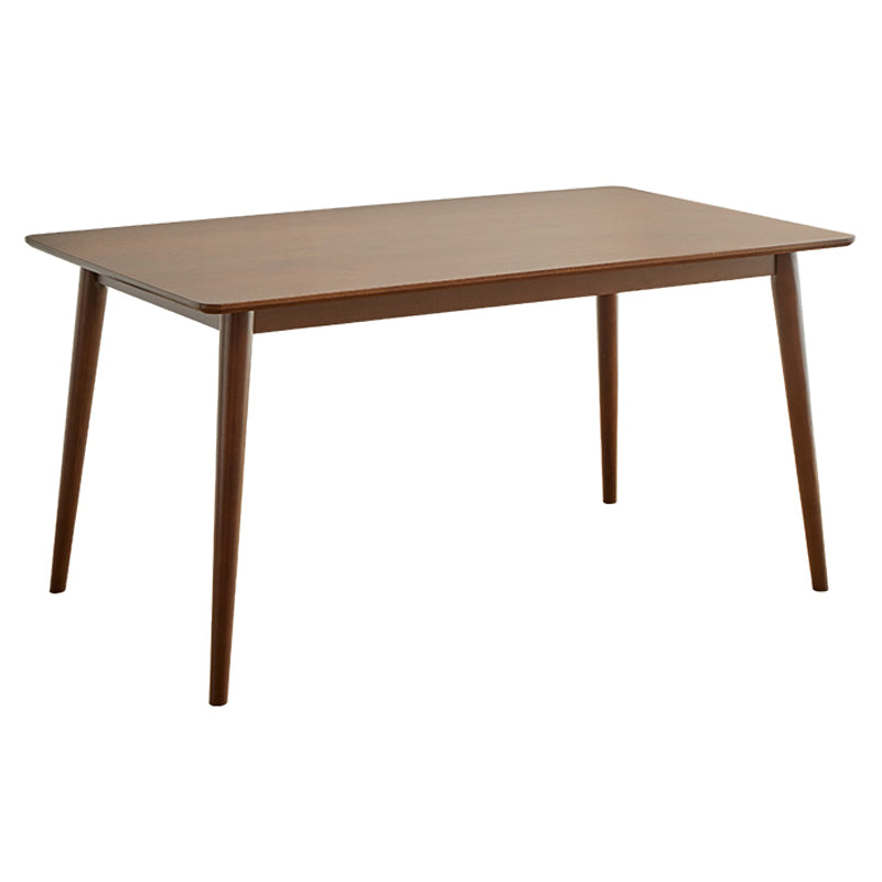 Moderne massive Holzküche Esstisch Standard Rechteck Form Esstisch mit 4 Beinen Basis
