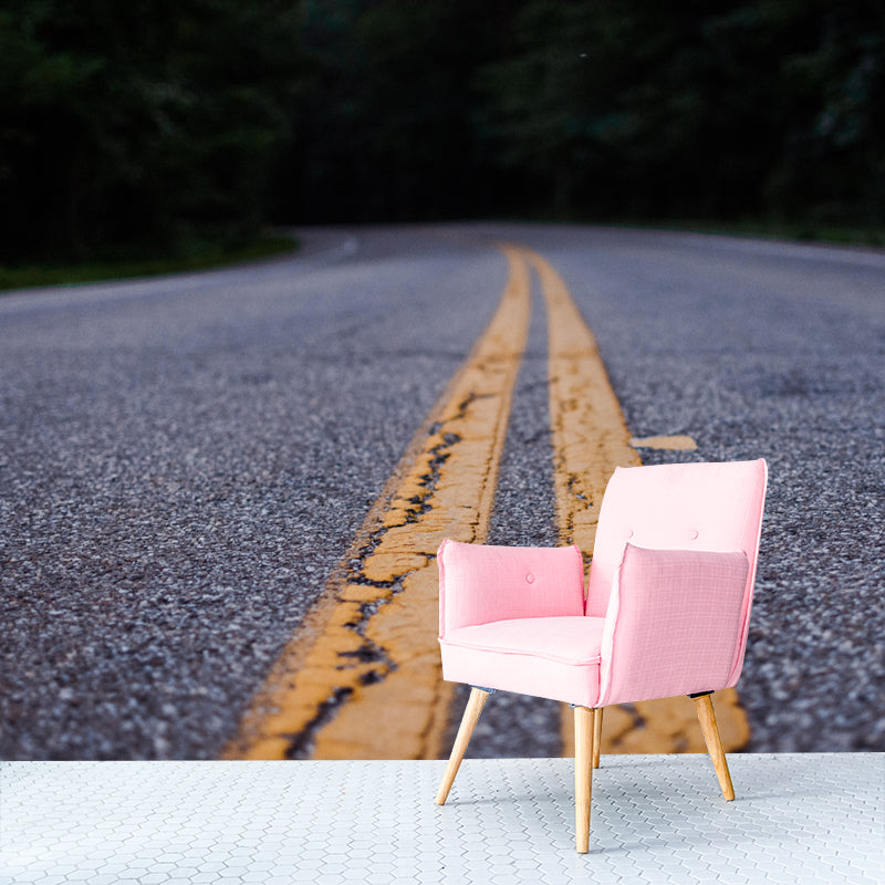 Customized Road Wall Mural Environment Friendly Wallpaper for Decoration