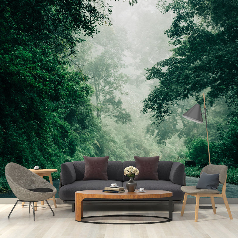 Customized Road Wall Mural Eco-friendly Wallpaper for Guest Room Decoration