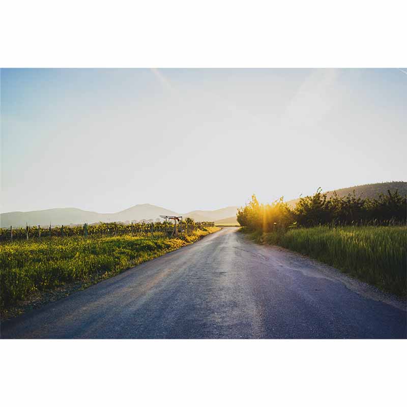 Customized Road Wall Mural Environment Friendly Wallpaper for Garage Decoration