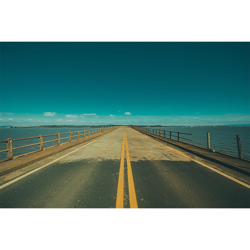 Customized Road Mural Environment Friendly Wallpaper for Bedroom Decoration