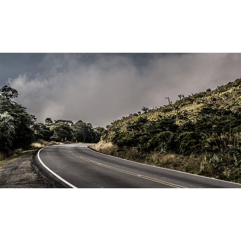 Customized Road Wall Mural Environment Friendly Wallpaper for Guest Room Decoration