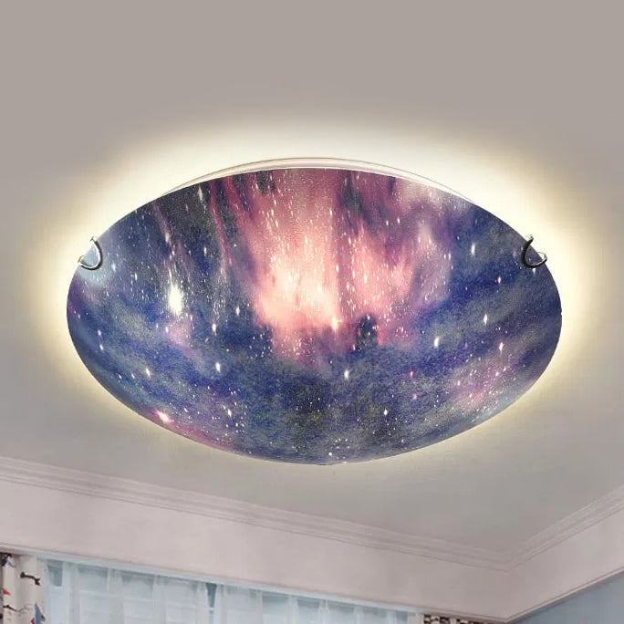 Moderne stijl meerkleurige plafondlamp Universe Glass LED inbouwlamp voor verpleegkamer