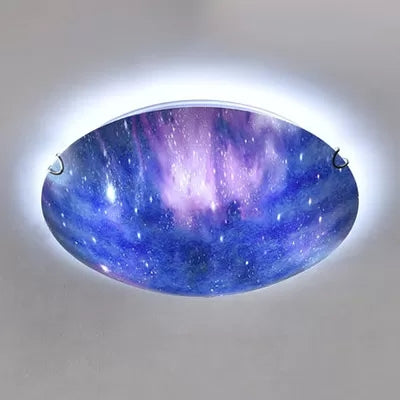 Moderne stijl meerkleurige plafondlamp Universe Glass LED inbouwlamp voor verpleegkamer