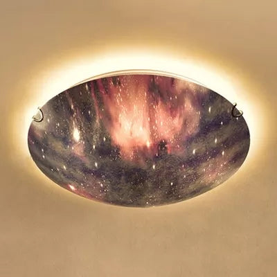 Moderne stijl meerkleurige plafondlamp Universe Glass LED inbouwlamp voor verpleegkamer