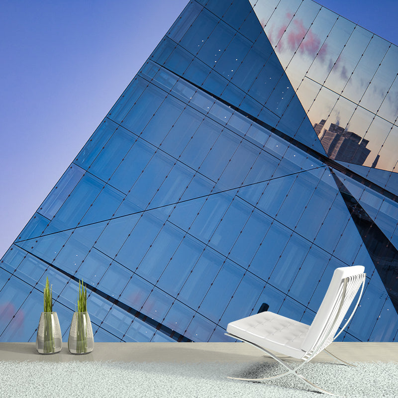 Urban Architecture Mural Wallpaper Moisture Resistant Wall Decor for Guest Room Decor