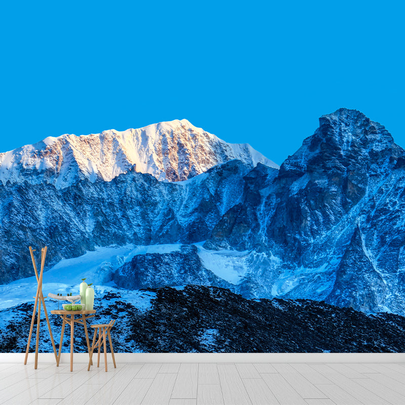 Himalayas View Mural Wallpaper Moisture Resistant Wall Art for Guest Room Decor