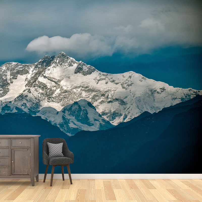 Himalayas View Mural Wallpaper Moisture Resistant Wall Art for Guest Room Decor