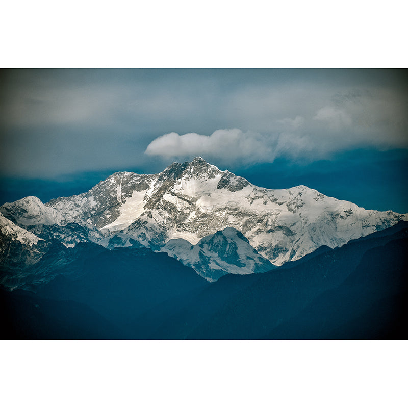 Himalayas View Mural Wallpaper Moisture Resistant Wall Art for Guest Room Decor