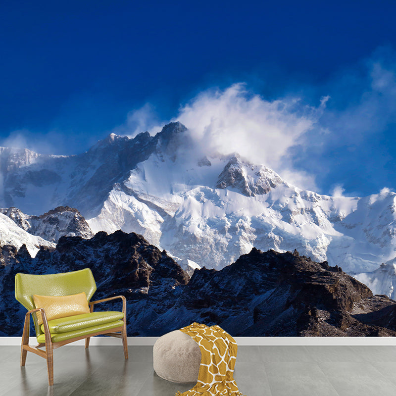 Mountain Scenery Contemporary Wall Covering for Home Decoration, Water Resistant