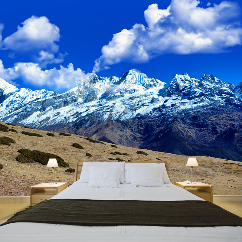 Mountain Scenery Contemporary Wall Covering for Home Decoration, Water Resistant