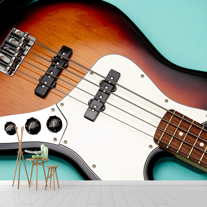 Guitar Photo Wall Murals for Home Decoration Stain Resistant, Personalised Size