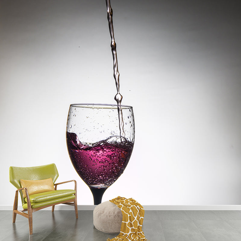 Modern Wine Bar Wall Decor Murals Wine Decoration Stain Resistant, Personalised Size