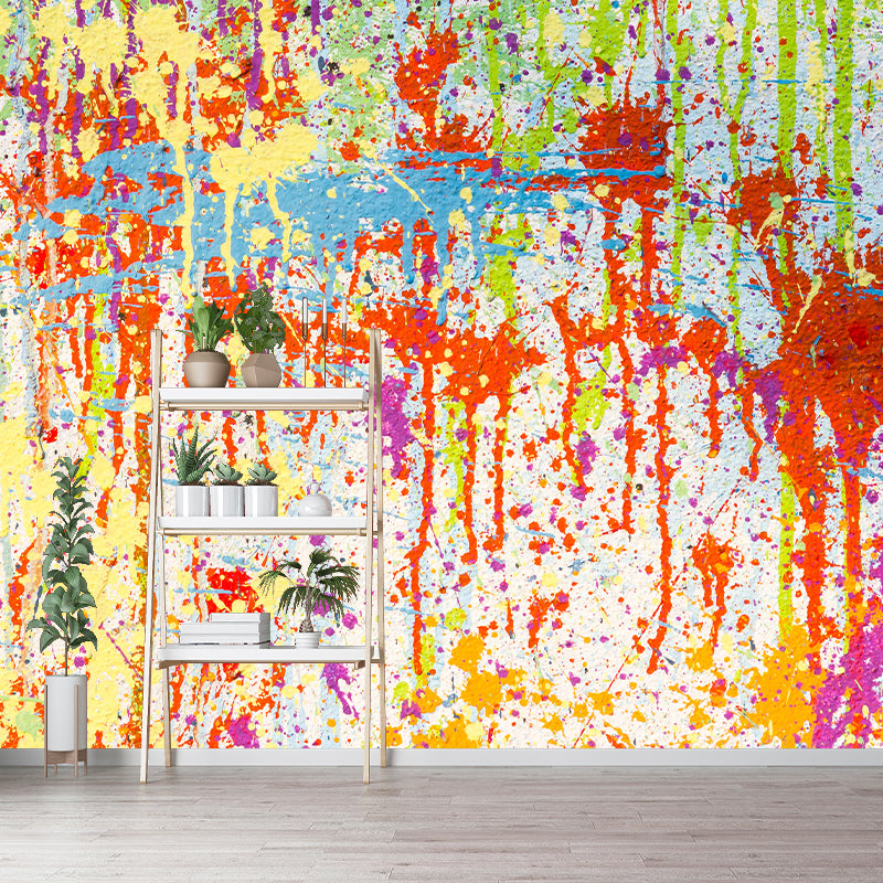 Abstract Illustration Mural Wallpaper Contemporary Living Room Decoration