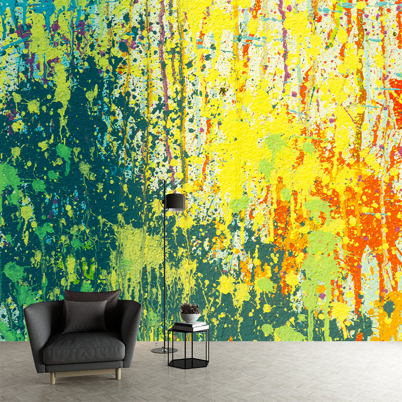 Abstract Illustration Mural Wallpaper Contemporary Living Room Decoration