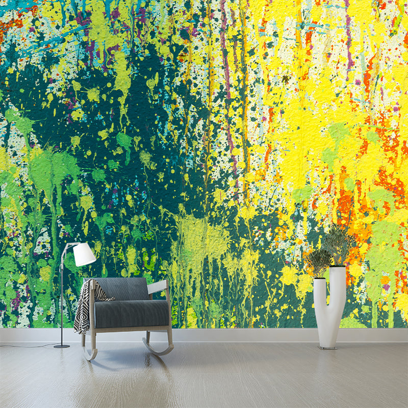 Abstract Illustration Mural Wallpaper Contemporary Living Room Decoration