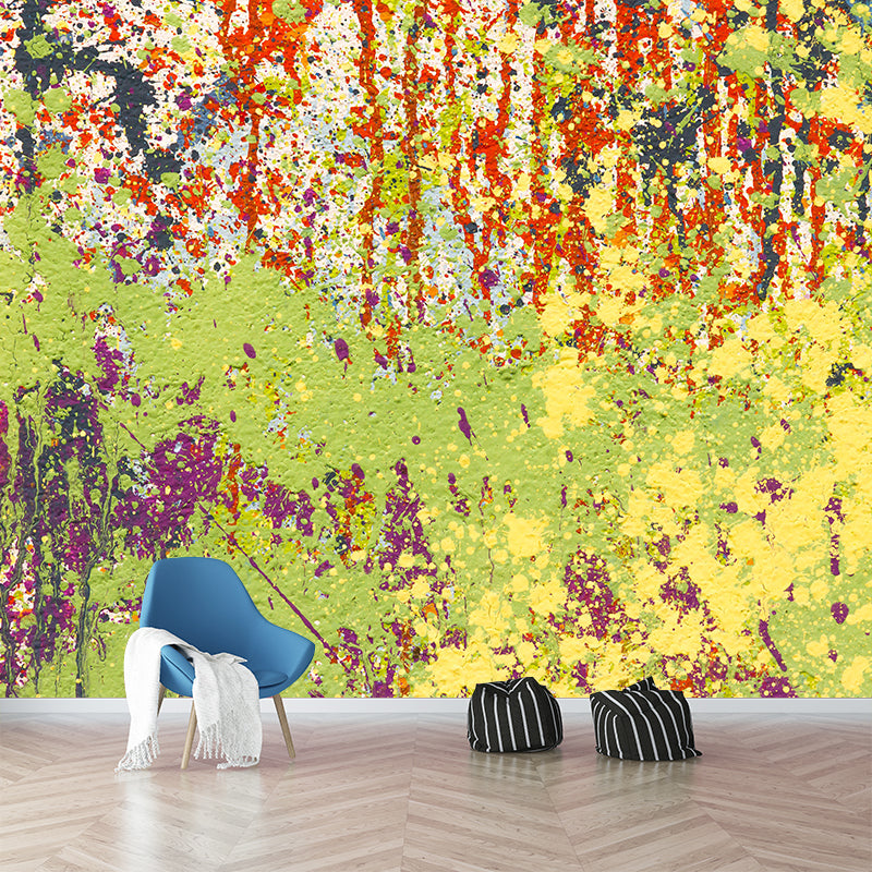 Abstract Illustration Mural Wallpaper Contemporary Living Room Decoration