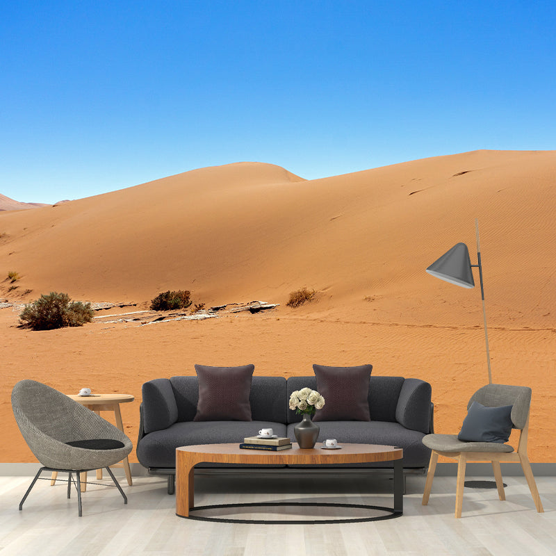 Desert Scenery Contemporary Wallpaper Eco-friendly Wall Decor for Bedroom