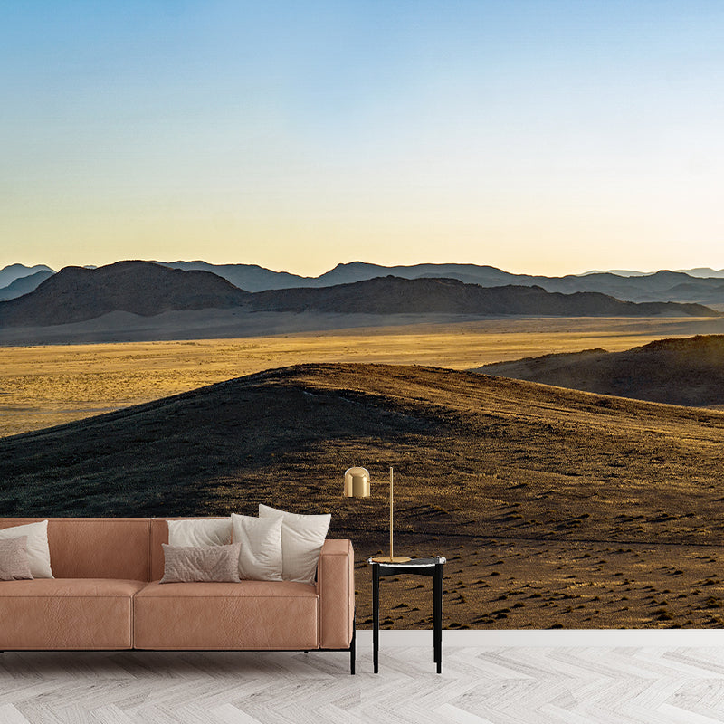 Desert Scenery Contemporary Wallpaper Eco-friendly Wall Decor for Bedroom