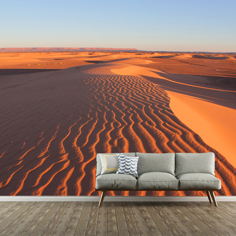 Desert Scenery Contemporary Wallpaper Eco-friendly Wall Decor for Bedroom
