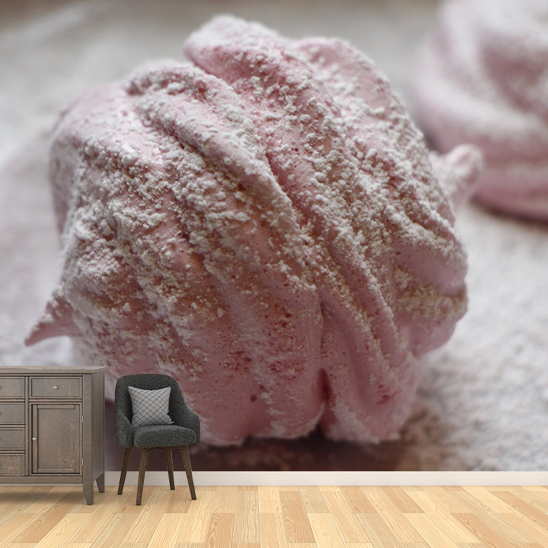 Modern Bakery Decoration Dessert Mural Wallpaper Moisture Resistant, Personalized Size Available