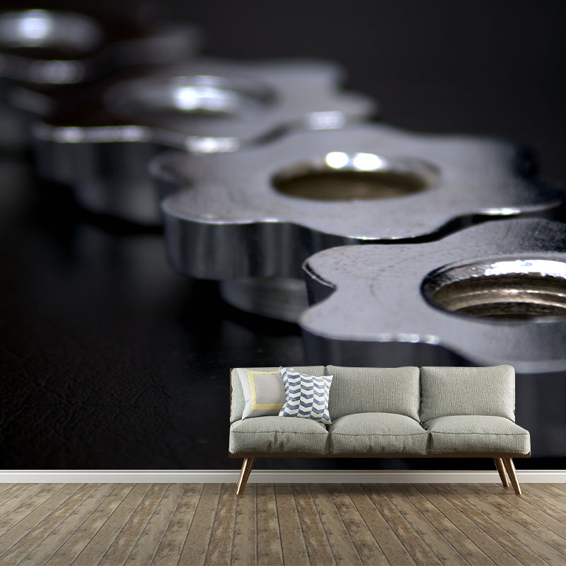 Metal Mural Modern Eco-friendly Wall Covering for Sitting Room, Personalized Size Available