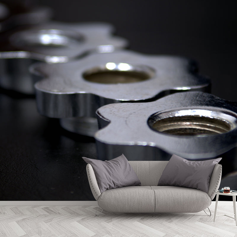 Metal Mural Modern Eco-friendly Wall Covering for Sitting Room, Personalized Size Available