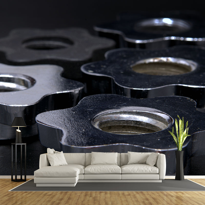 Metal Mural Modern Eco-friendly Wall Covering for Sitting Room, Personalized Size Available