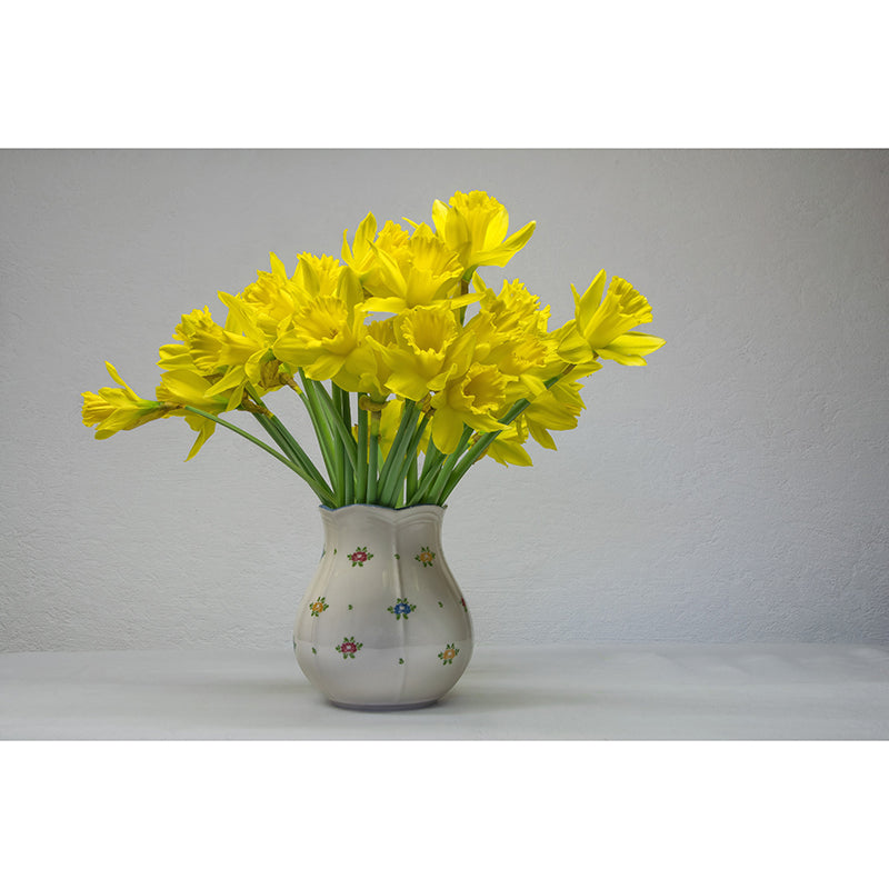 Blooming Daffodils Stain Resistant Wall Covering for Sleeping Room Decoration