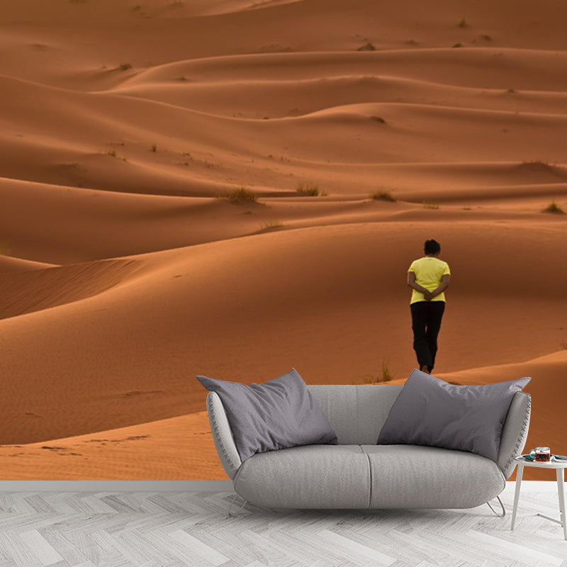 Customized Big Desert Mural Decorative Mildew Resistant for Dining Room