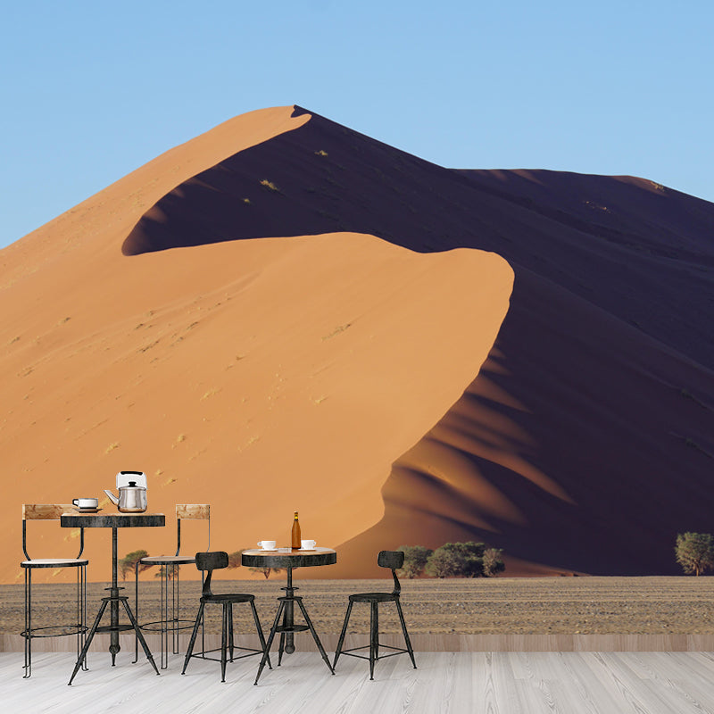 Modern Huge Desert Mural Environment Friendly Wallpaper for Sitting Room