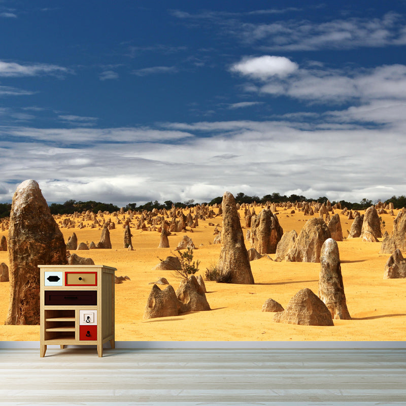 Eco-friendly Desert Mural Decorative Mildew Resistant for Sitting Room Bedroom