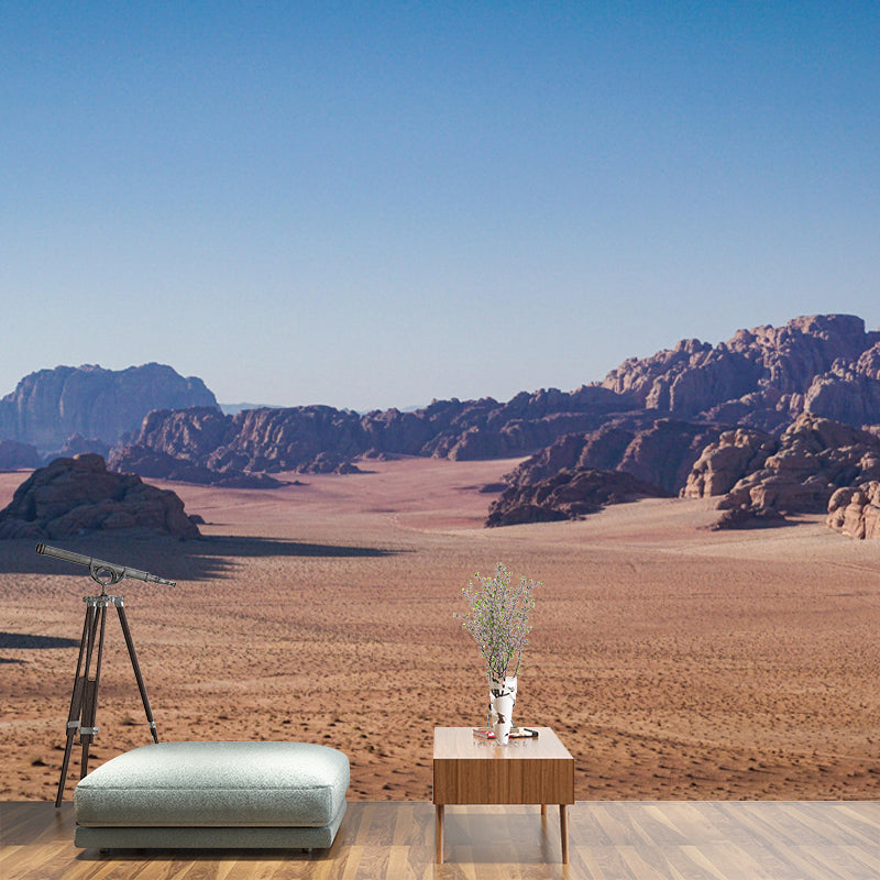 Customized Desert Mural Decorative Mildew Resistant Environmental for Bedroom