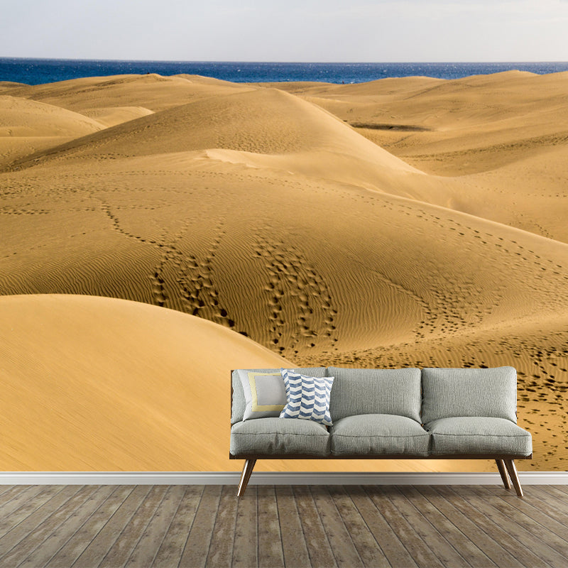 Customized Desert Mural Decorative Mildew Resistant for Dining Room Bedroom